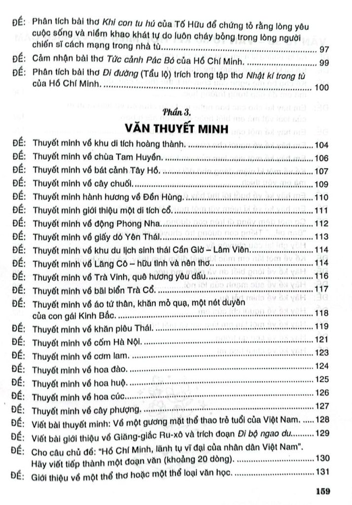 NHỮNG BÀI VĂN THEO CHUẨN KIẾN THỨC - KĨ NĂNG NGỮ VĂN LỚP 8 (Dùng chung cho các bộ SGK hiện hành)